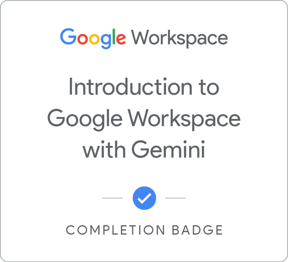 Introduction to Google Workspace with Gemini